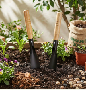 Garden Tool Shovel Thick Iron Hoe for Digging Wild Vegetables Sand Sea Plant Flowers Weeding Shovel Soil