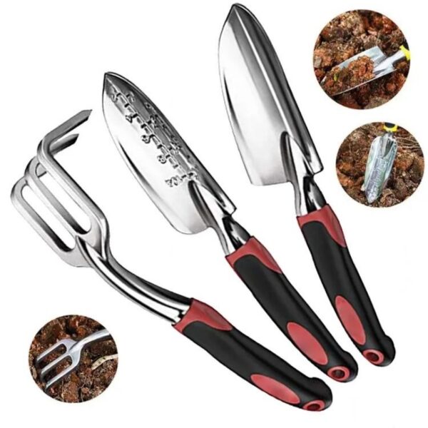Tools Garden Lawn Farmland Transplant Garden Tool Hand Trowel Bonsai Shovel Weeder 3 PCS Set