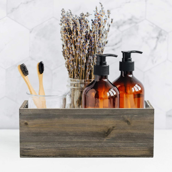 Custom Wood Planter Box Flower Pots Planters Wooden Box Rectangle Wooden Succulent Planter Box