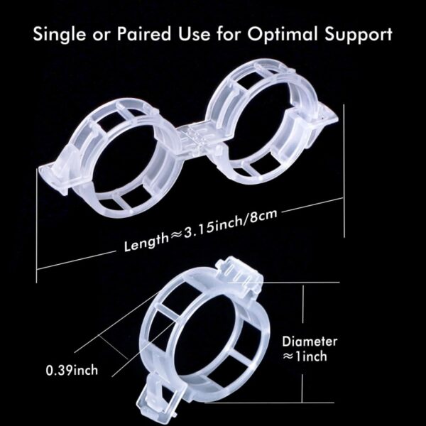 Plastic Trellis Plant Support Clips for Support, Grape and Tomato Vine, Vegetables Plants, Garden Clips to Grow Upright