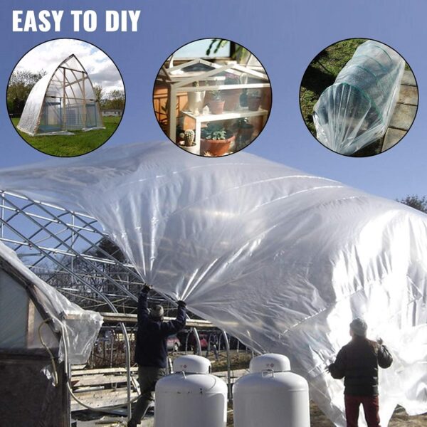 High Quality clear UV Resistant Greenhouse Plastic Film Roll , Used for Vegetable Cultivation