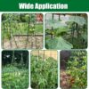 Hot Sales Plastic Adjustable Stakes Metal Tomato Plant Support Trellis Garden Climbing Stake Plant Stick for Garden Supplies