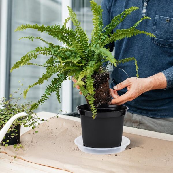 Promotion Durable 1 to 25 Gallon Black Plastic Planter Plant Flower Seedling Nursery Pots