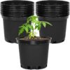 Promotion Durable 1 to 25 Gallon Black Plastic Planter Plant Flower Seedling Nursery Pots
