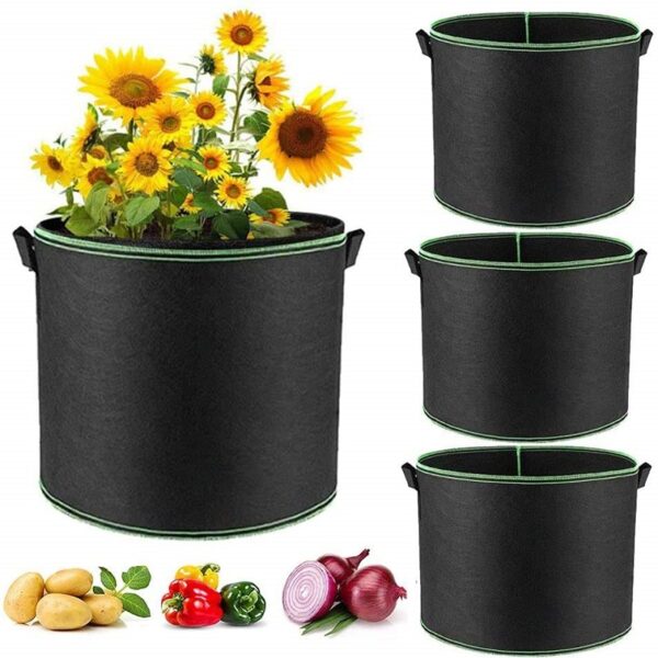 1 2 3 5 7 10 Gallon Bag Cocopeat Grow Bags Potatoes Pots Fabric Containers for Planting Fabric Grow Pot