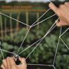 Plant Trellis Netting,Heavy-Duty Garden Grow Net Polyester Square Mesh Nets for Climbing Plants,Tomatoes,Cucumbers,Beans,Fruits,Flowers