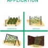 Heavy Duty Trellis Netting Roll - 79''x328' Plastic Plant Trellis Net for Climbing Plants