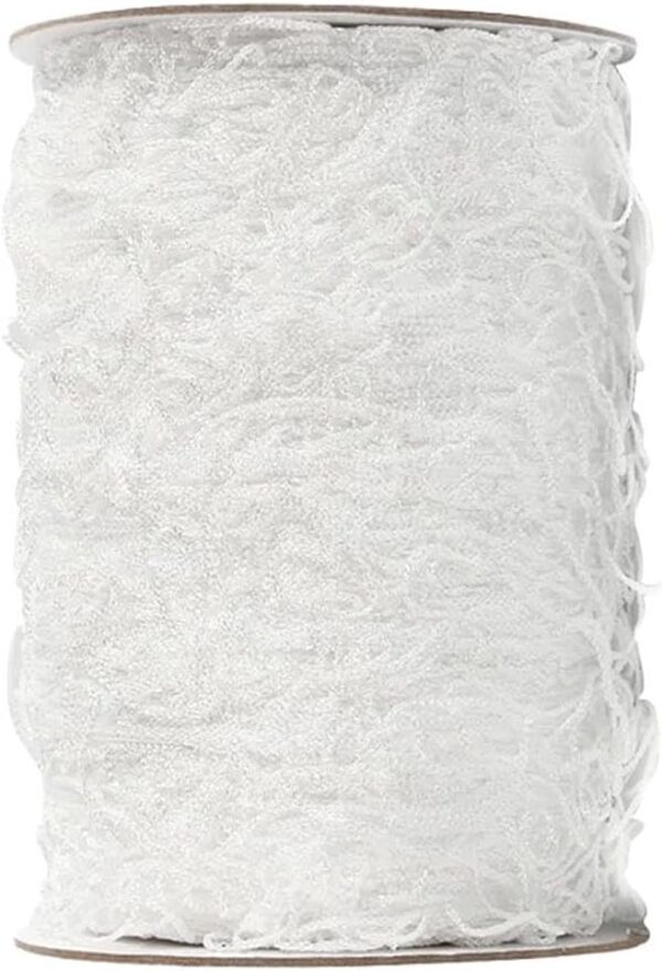 Nylon Trellis Netting Roll 5 x 350 ft, 6 Inch Soft Mesh, Heavy Duty Reinforced Garden Plant Support Mesh for Vertical Growing, Climbing Plants