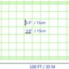 Green Trellis Netting 4x100 ft Heavy Duty Garden Netting Polypropylene Plant Support Net for Climbing Vegetables Fruits Flowers