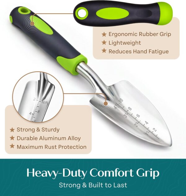 Heavy Duty Gardening Tools - Gardening Gifts and Ergonomic Garden Tools Set