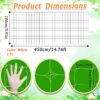 Plant Trellis Netting,Heavy-Duty Garden Grow Net Polyester Square Mesh Nets for Climbing Plants,Tomatoes,Cucumbers,Beans,Fruits,Flowers