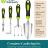Heavy Duty Gardening Tools - Gardening Gifts and Ergonomic Garden Tools Set