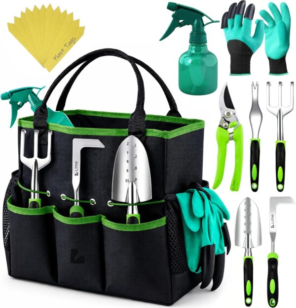 Heavy Duty Gardening Tools - Gardening Gifts and Ergonomic Garden Tools Set