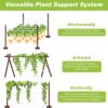 6.5 x 700 ft Trellis Netting Roll Soft Mesh Nylon Heavy Duty Garden Trellis Netting Bulk for Climbing Plants, Grape Racks, Growing Support Bean, Pea, Tomatoes