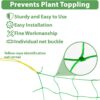 Trellis Netting For Climbing Plants - MAQIHAN 2 PCS Garden Trellis Netting Plant Support Netting Heavy Duty Climbing Net Trellis For Cucumber Tomato Grape Vegetable Fruits Bean Climbing Plants Outdoor