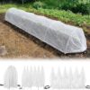 18 x 118 inch Mesh Garden Greenhouse Tunnel Netting Protection Netting Pest Barrier Vegetable Plant Ultra Fine Mesh Cover Fruit Flowers Row Cover for Raised Beds Garden Greenhouse