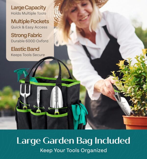 Heavy Duty Gardening Tools - Gardening Gifts and Ergonomic Garden Tools Set