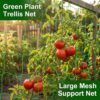Trellis Netting For Climbing Plants - MAQIHAN 2 PCS Garden Trellis Netting Plant Support Netting Heavy Duty Climbing Net Trellis For Cucumber Tomato Grape Vegetable Fruits Bean Climbing Plants Outdoor