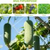 6.5 x 700 ft Trellis Netting Roll Soft Mesh Nylon Heavy Duty Garden Trellis Netting Bulk for Climbing Plants, Grape Racks, Growing Support Bean, Pea, Tomatoes