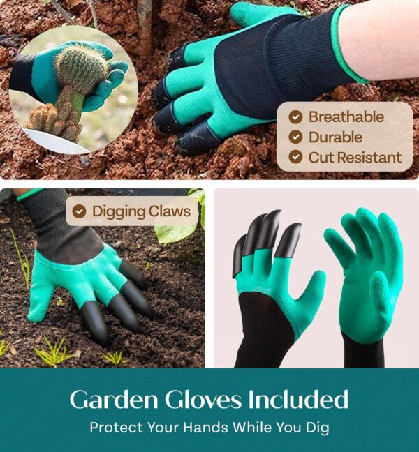 Heavy Duty Gardening Tools - Gardening Gifts and Ergonomic Garden Tools Set