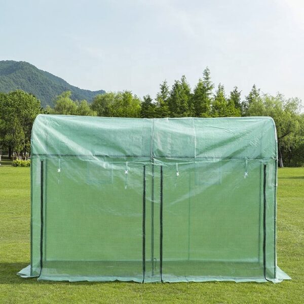 High Quality Waterproof Uv Protect Sustainable Plastic Planting House Green House Metal Frame Agriculture Greenhouse