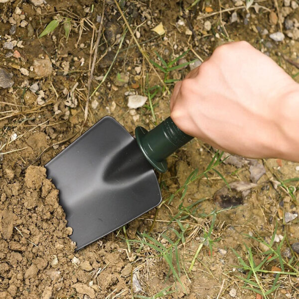 Garden Tool Shovel for Digging Gardening Trowel for Lawn Planting Alloy Spade Plastic Handle Anti Slippery