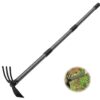 Hoe Garden Tool, 45 Inch Garden Hoe Long Handle for Weeding, Hoe Cultivator 2 in 1 Hand Garden Tools for Gardening Planting