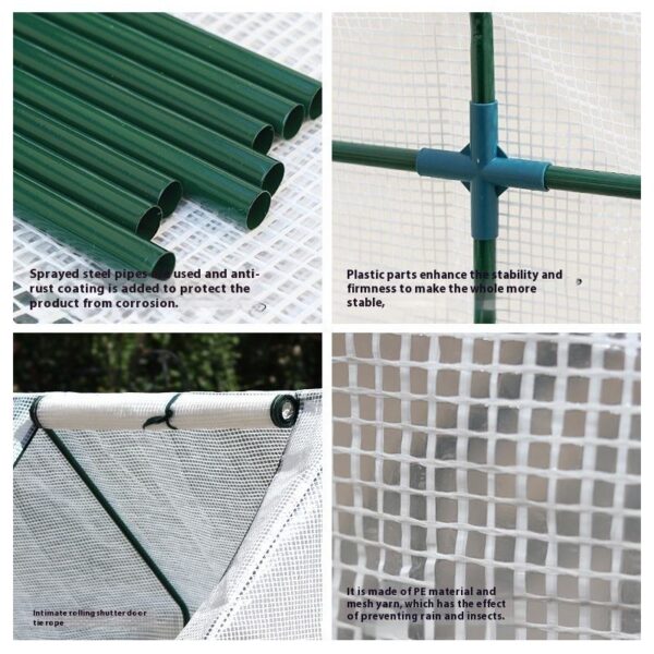 New Outdoor Flower Shed Greenhouse for Household Heating for Balcony Courtyard Garden Greenhouse