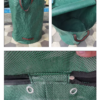 Portable Heavy Duty Waterproof Yard Folding Waste Leaf Collection Bag with Lid PP Plastic for Garden Use