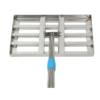 Stainless Steel Heavy Duty Gardening Leveling Lawn Rake With Adjustable Garden Long Handle Drop Lawnlevel Rake