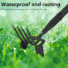 Garden Hoe, 62 Inch Weed Tool, Long Soil Tiller Cultivator, Heavy Duty Metal Stirrup Hoe Weeder Scraper Rake for Flower Beds, Patio, Garden Loosening Soil Weeding Digging