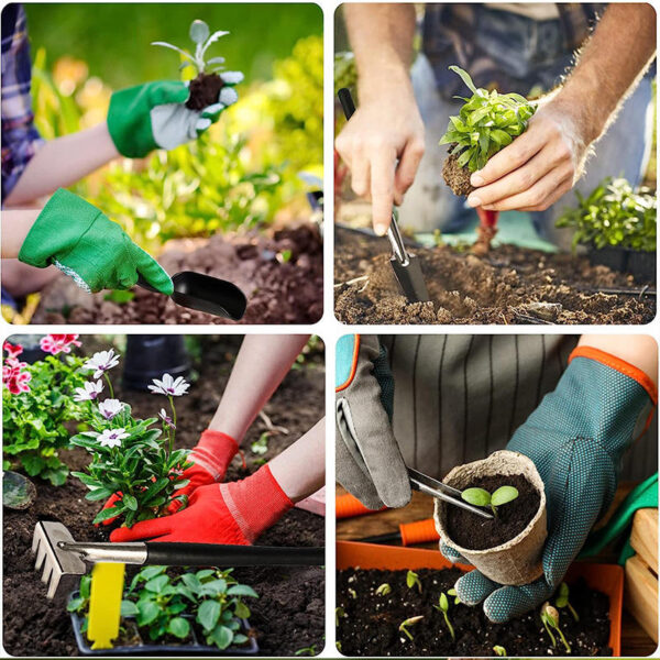 Gardening 20 Pcs Bonsai Tree Tools  for Trimming Storage Pruning Shears Scissors Potting Flower & Planters Set