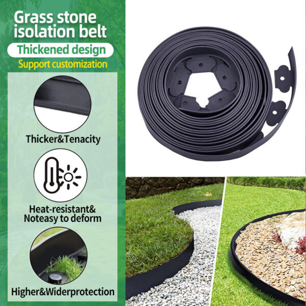 Modern L-Shaped PE Plastic Retaining Board Thickened Isolation Strip