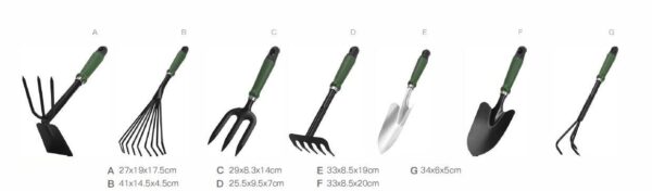 Agriculture Small 3 Prong Garden Digging Fork Garden Tools Planting Hand Fork