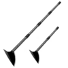 Heavy Duty Gardening & Construction Tool with 15"-60" Adjustable Stainless Steel Pole, Detachable Design for Digging, Weeding, Trenching