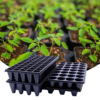 Durable 128 Cells 105 Holes Seed Planting Plastic PET Nursery Trays Reusable Hydroponic Plant Growing Trays