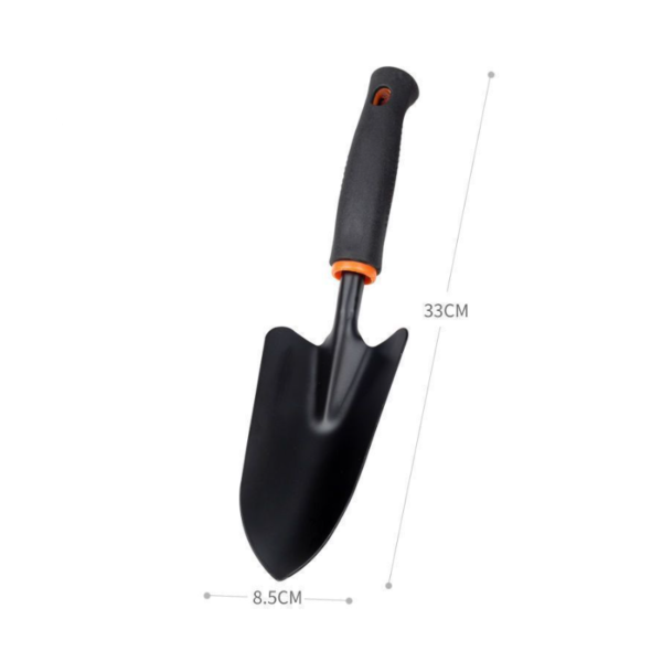 Heavy Duty Carbon Steel Garden Hand Shovel with Ergonomic Grip - Stronger Than Stainless Steel