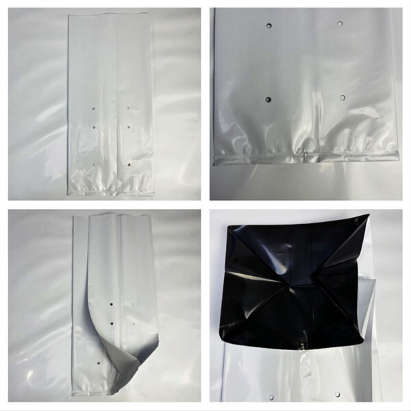 Stand-Up Square PE Plastic Backyard Nursery Greenhouse Grow Bags for Agriculture Farm Plants Garden Balcony Seedling Cultivation