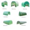 Tunnel Greenhouse Reinforced Plastic Film Cover Steel Frame UV Protection Eco-Friendly Easily Assembled Waterproof Vegetable
