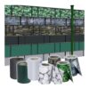 450gsm 650gsm 19cm X 35m Zaun Sichtschutzstreifen Garden Privacy Pvc Strip Tarpaulin Screen Fence Roll
