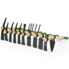 Wooden Handle 2 Prong Carbon Steel Forged Garden Hoe Fork
