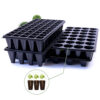 Durable 128 Cells 105 Holes Seed Planting Plastic PET Nursery Trays Reusable Hydroponic Plant Growing Trays