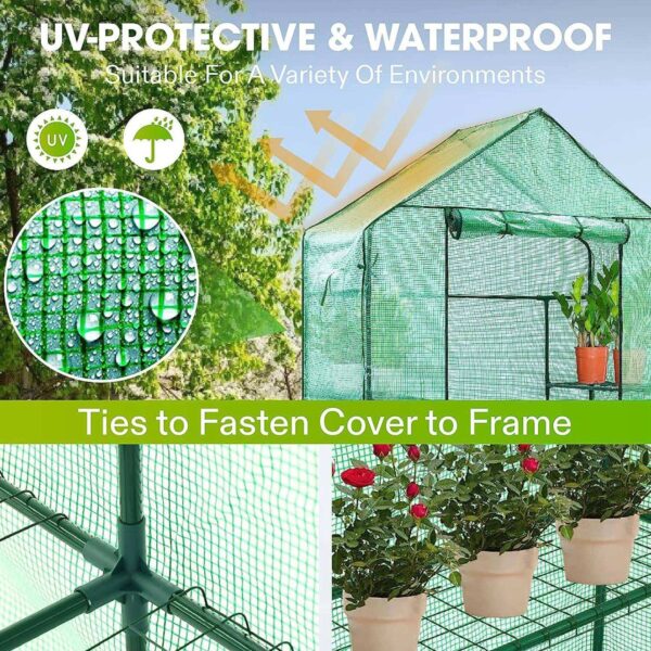 High Quality Plant Succulent Insulated Winter Plant protection Greenhouse Kit 4Tier Garden Greenhouse with Seedling Stand