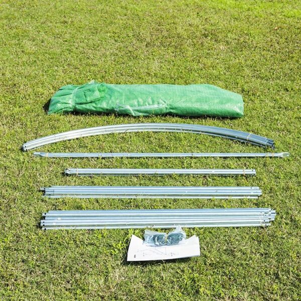 Tunnel Greenhouse Reinforced Plastic Film Cover Steel Frame UV Protection Eco-Friendly Easily Assembled Waterproof Vegetable