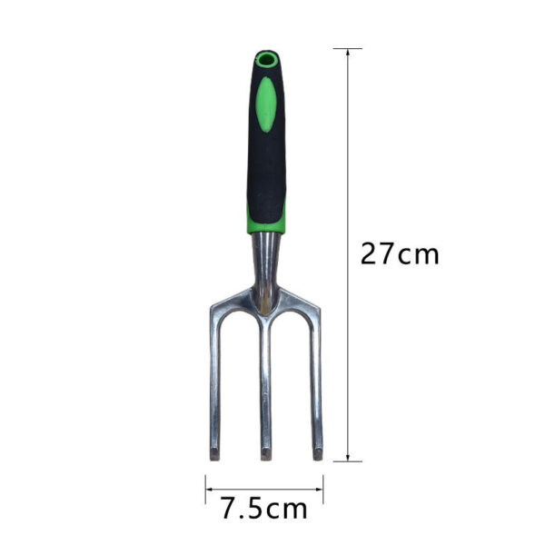 Hand Weeder Fork Tool – Rust Resistant High Carbon Steel – Ergonomic Handle – Great for Planting, Spreading Mulch, Weeding, Loosening & Transplanting Soil