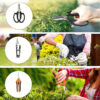 Gardening 20 Pcs Bonsai Tree Tools  for Trimming Storage Pruning Shears Scissors Potting Flower & Planters Set
