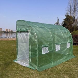 UV Resistant Waterproof Walk-In Indoor Gardening Greenhouse Powder Coated Steel for Home Garden Eco-Friendly Easily Assembled
