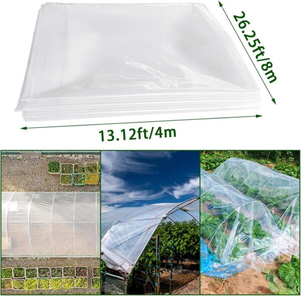 Clear Heavy Duty Greenhouse Film & Plastic Sheeting for Farm/Garden Floor Protection
