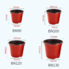 Cheapest PP Plant Nursery Double Color Flower Pot for Greenhouse and Garden