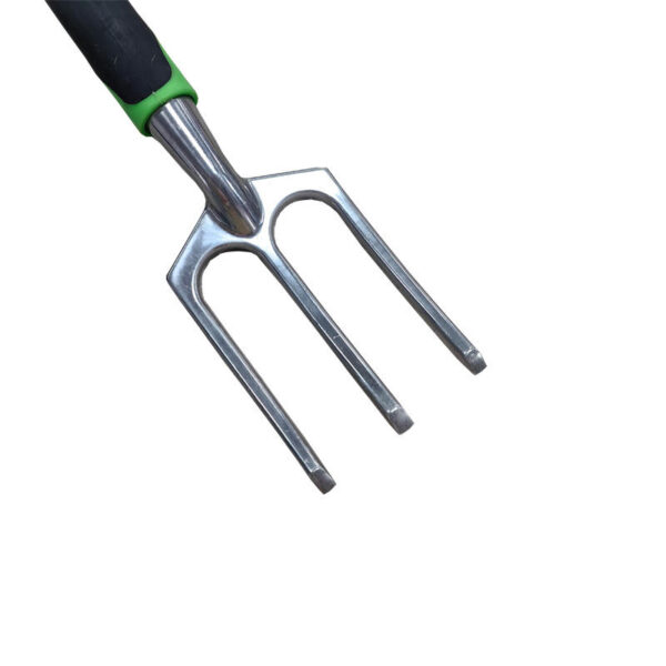 Hand Weeder Fork Tool – Rust Resistant High Carbon Steel – Ergonomic Handle – Great for Planting, Spreading Mulch, Weeding, Loosening & Transplanting Soil